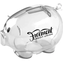 Action Piggy Bank - Translucent - 24 hr