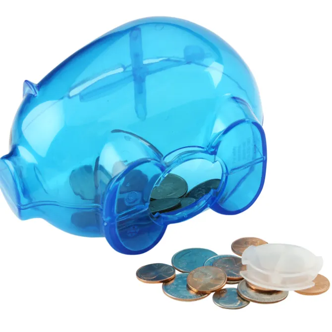 Action Piggy Bank - Translucent - 24 hr