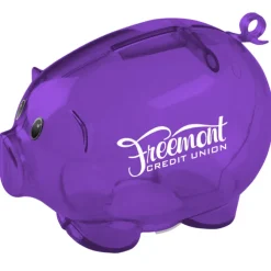 Action Piggy Bank - Translucent - 24 hr