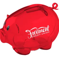Action Piggy Bank - Translucent - 24 hr