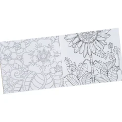 Adult Coloring Book To-Go Set - Floral