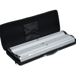 Advance Quick Change Two Sided Retractable Banner Display with Table & Lit Pocket