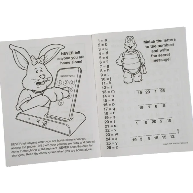 After School Safety Coloring Book