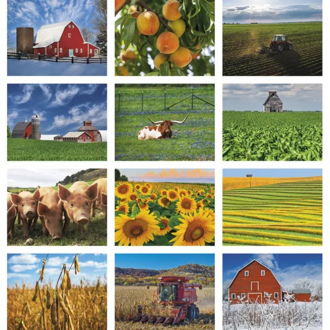 Agriculture Calendar - Spiral