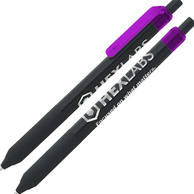 Alamo Pen - Black - Translucent
