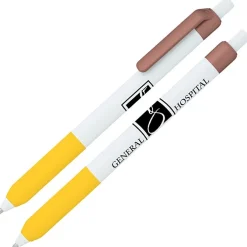 Alamo Pen - White - Metallic