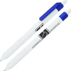 Alamo Pen - White - Metallic