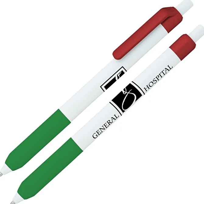 Alamo Pen - White - Metallic