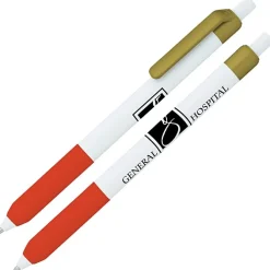 Alamo Pen - White - Metallic