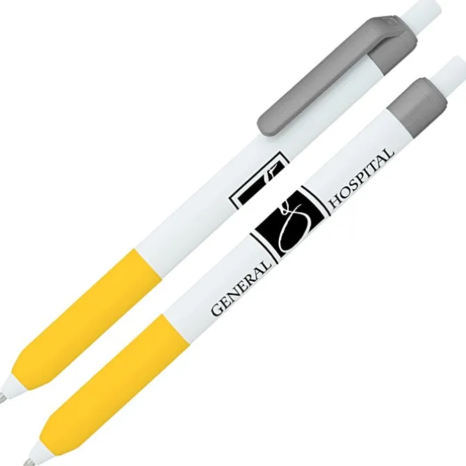 Alamo Pen - White - Metallic - 24 hr