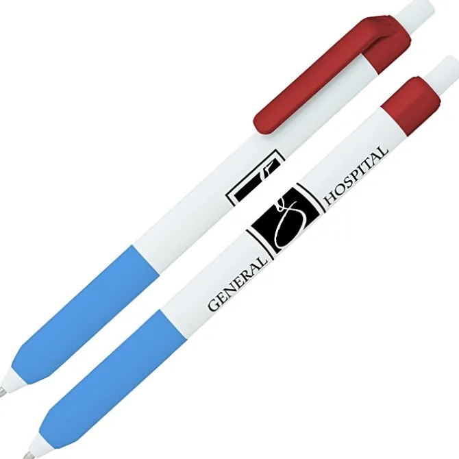Alamo Pen - White - Metallic - 24 hr