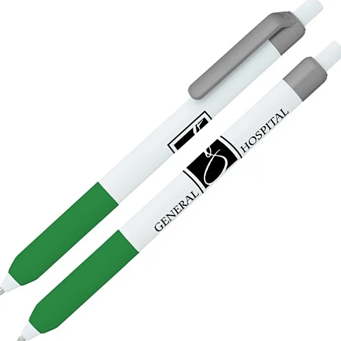 Alamo Pen - White - Metallic - 24 hr