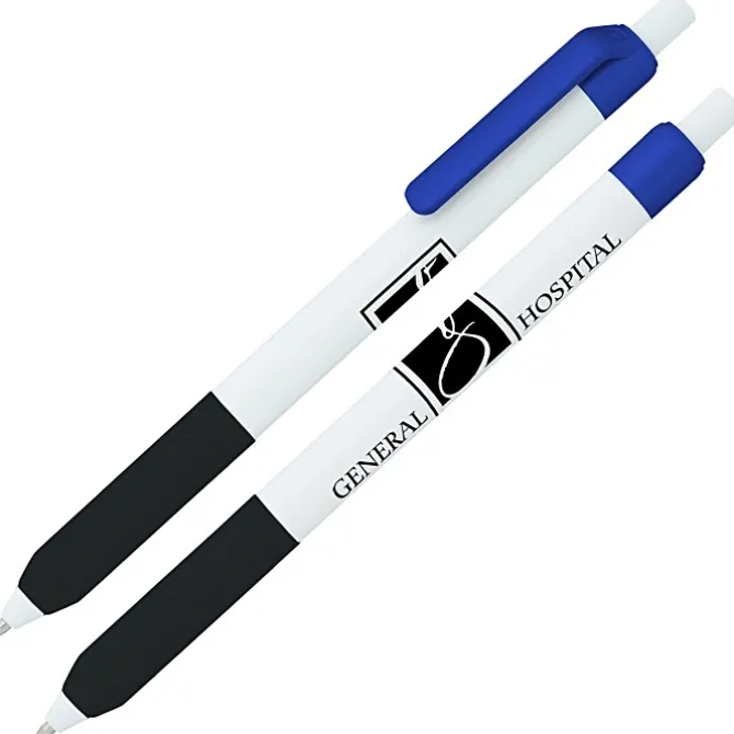 Alamo Pen - White - Metallic - 24 hr