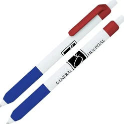 Alamo Pen - White - Metallic - 24 hr