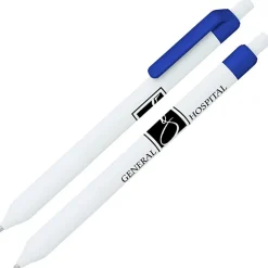 Alamo Pen - White - Metallic - 24 hr