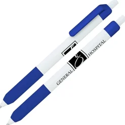 Alamo Pen - White - Metallic - 24 hr