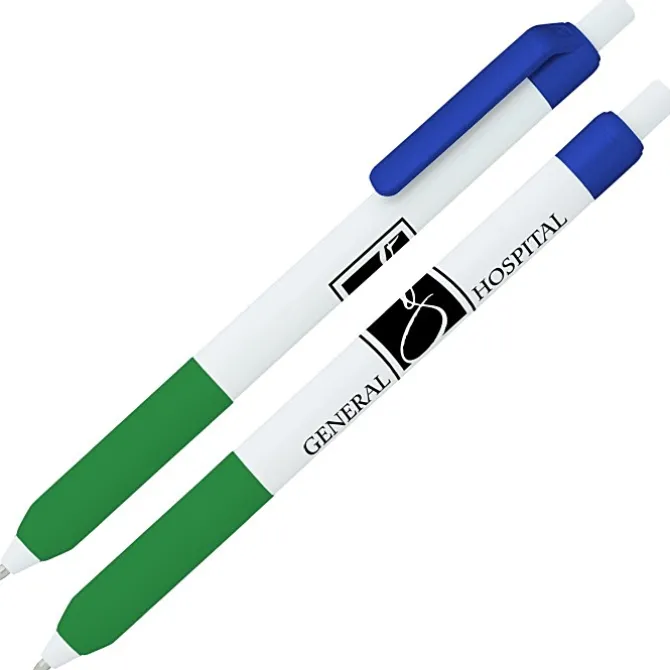 Alamo Pen - White - Metallic - 24 hr