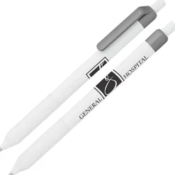 Alamo Pen - White - Metallic - 24 hr