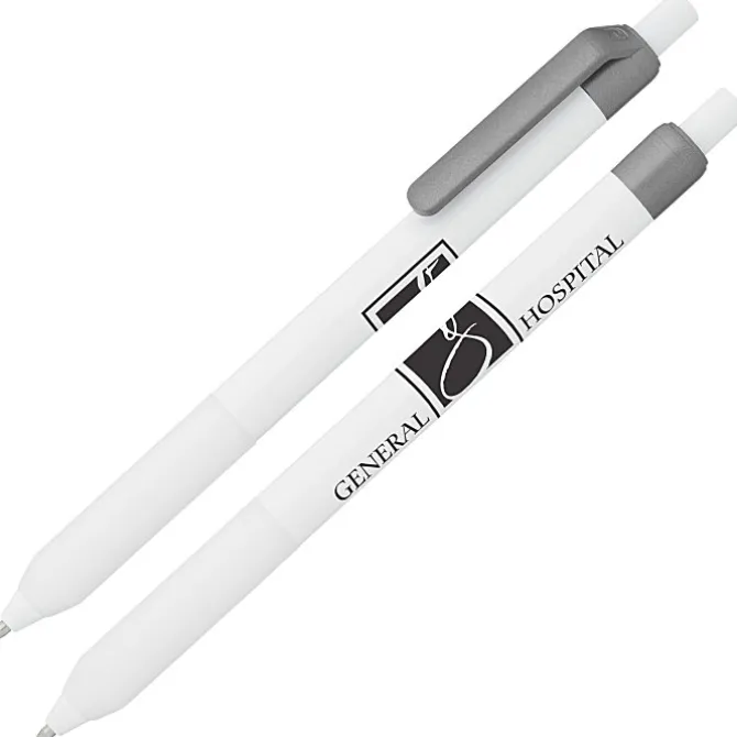 Alamo Pen - White - Metallic - 24 hr
