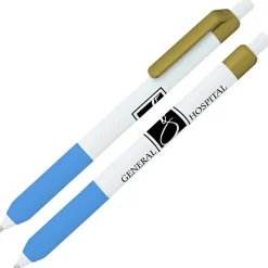 Alamo Pen - White - Metallic - 24 hr