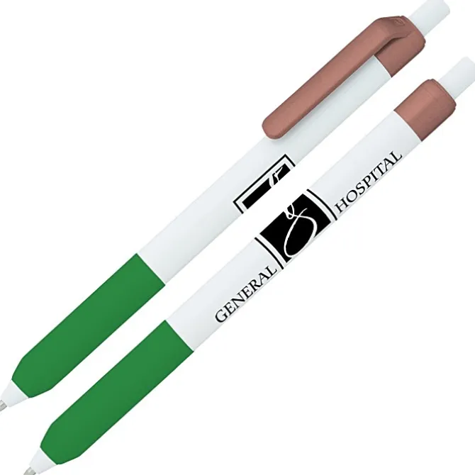Alamo Pen - White - Metallic - 24 hr