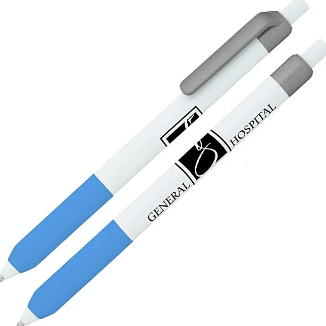 Alamo Pen - White - Metallic - 24 hr