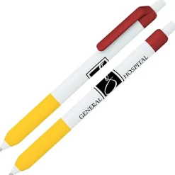 Alamo Pen - White - Metallic - 24 hr