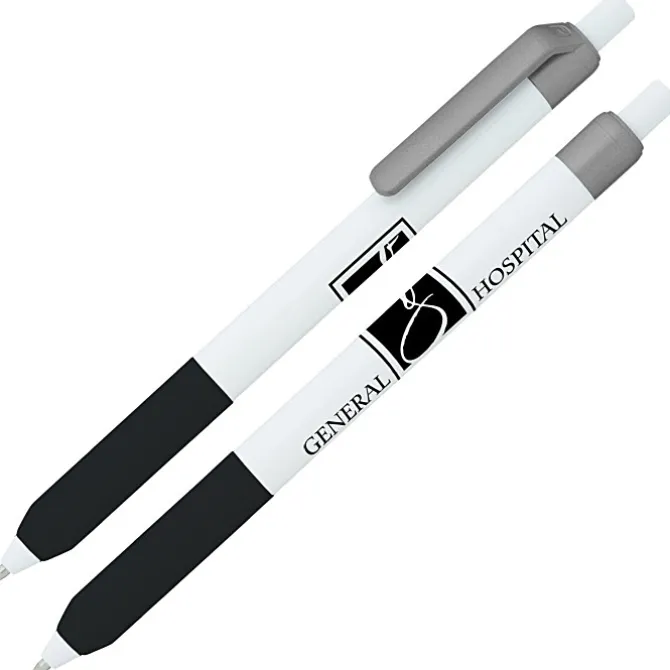 Alamo Pen - White - Metallic - 24 hr