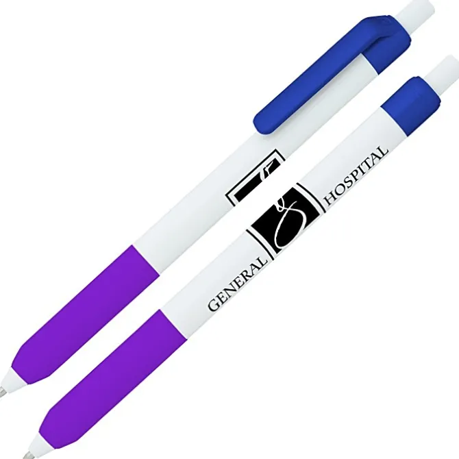 Alamo Pen - White - Metallic - 24 hr