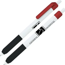 Alamo Pen - White - Metallic - 24 hr