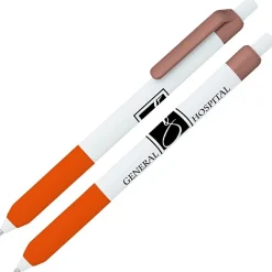 Alamo Pen - White - Metallic - 24 hr