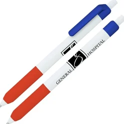 Alamo Pen - White - Metallic - 24 hr