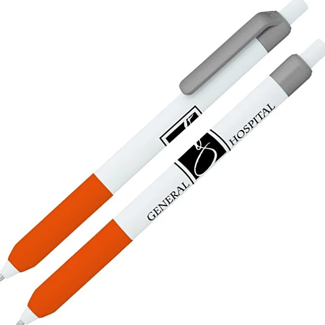 Alamo Pen - White - Metallic - 24 hr
