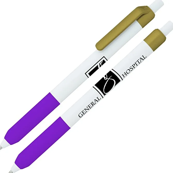 Alamo Pen - White - Metallic - 24 hr