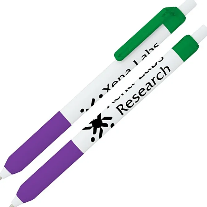 Alamo Pen - White - Translucent