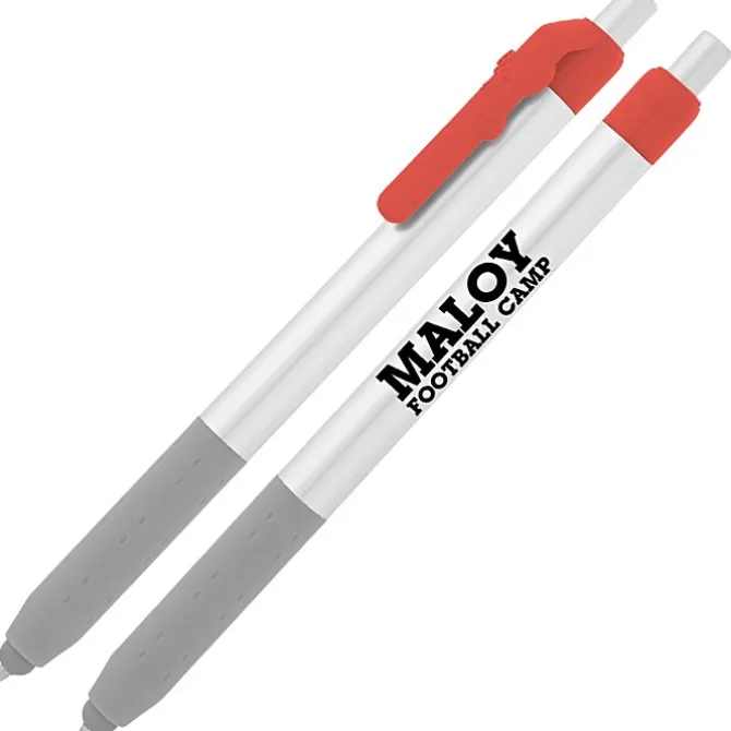 Alamo Stylus Pen - Silver - Football