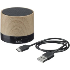 Allegro Wood Grain Bluetooth Speaker