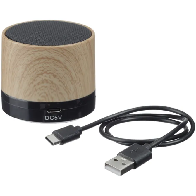 Allegro Wood Grain Bluetooth Speaker