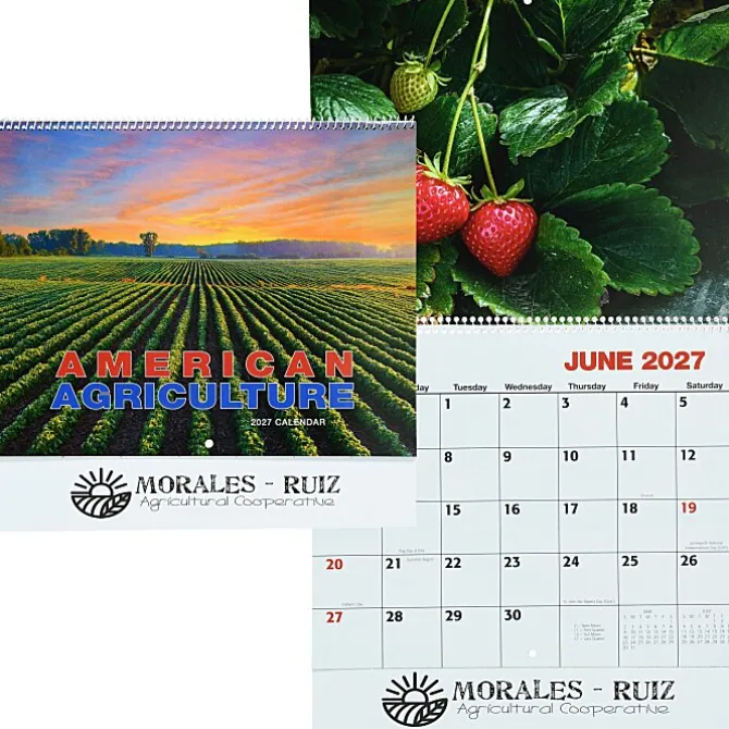 American Agriculture Calendar - Spiral