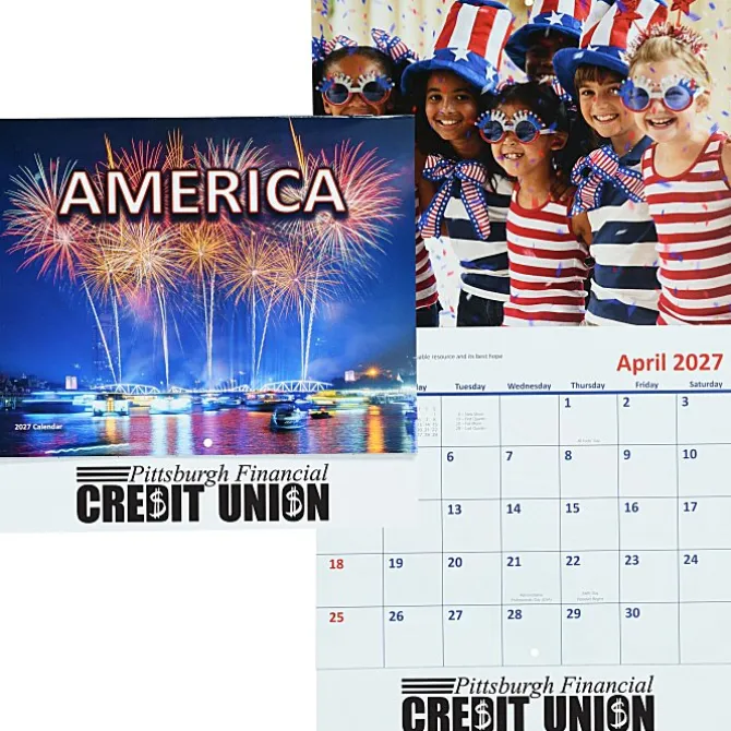 America Visions Calendar - Stapled