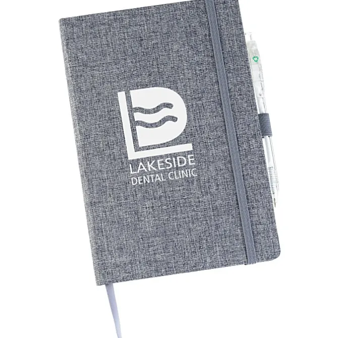 Aqua Notebook with Pen
