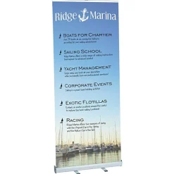 Aurora Retractable Banner Display - 34 inches