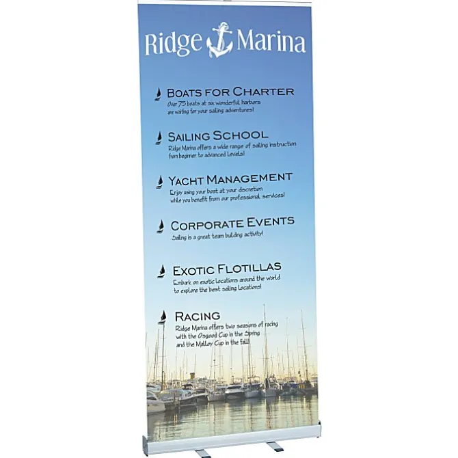 Aurora Retractable Banner Display - 34 inches