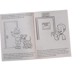 A Visit to the Fire Station Coloring Book