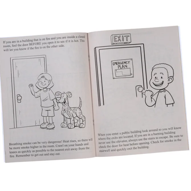 A Visit to the Fire Station Coloring Book
