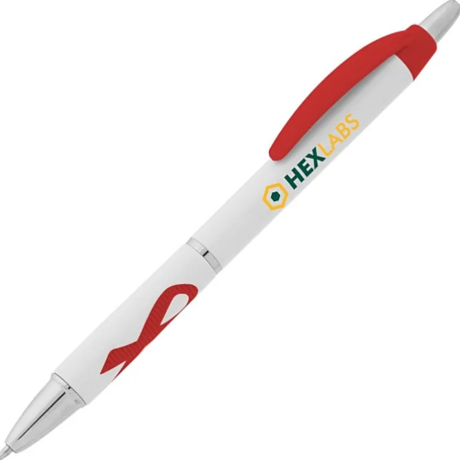 Awareness Ribbon Grip Pen - Full Color