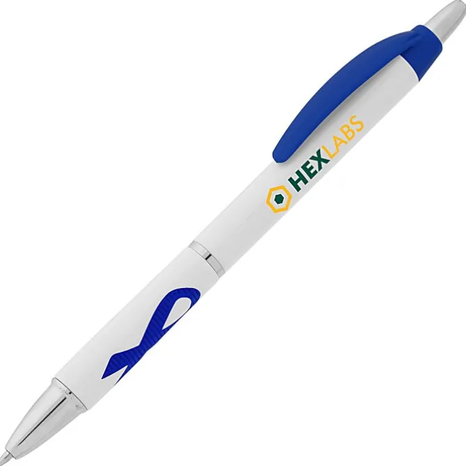 Awareness Ribbon Grip Pen - Full Color