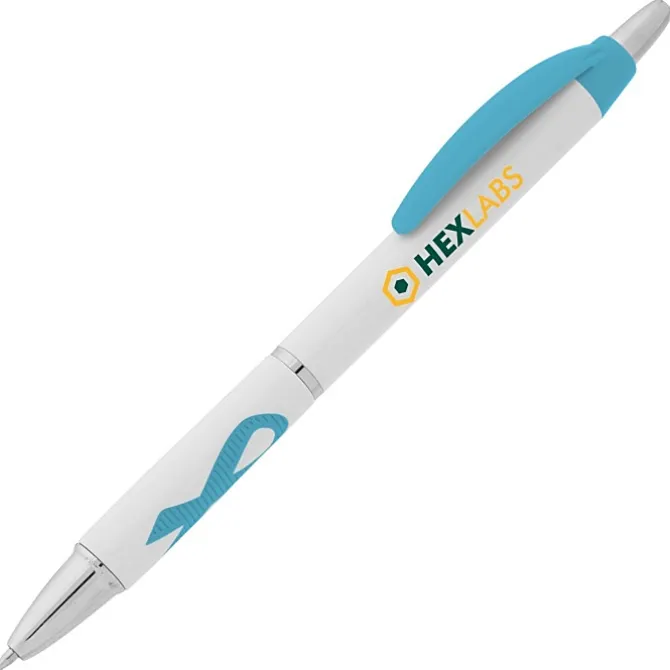 Awareness Ribbon Grip Pen - Full Color