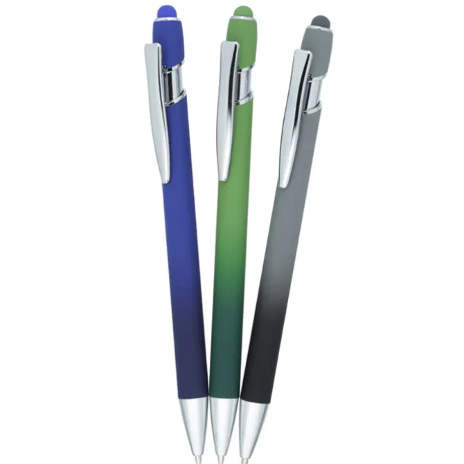 Bali Ombre Soft Touch Stylus Metal Pen