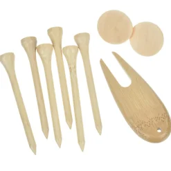 Bamboo Golf Tee Set with Pouch